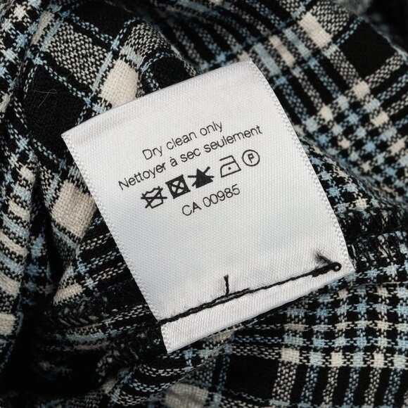 Veronica Beard Lark Black & White Plaid Cotton-Blend Sheath Midi Dress - Picture 11 of 11